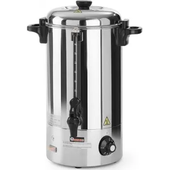 Ohřívač nápojů HENDI Ohřívač horkých nápojů jednostěnný, HENDI, 9L, Stříbrná, 230V/2200W, 370x332x(H)472mm