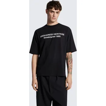 Pánské tričko DSQUARED2 S74GD1456 černé Velikost: L