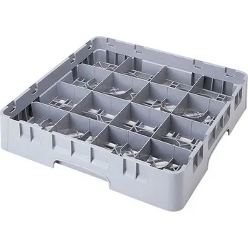 přísavka na sklo Cambro Koš Camrack 16 pozic, výška sklenice 9 cm - Bílá| TOM, R-16S318-151