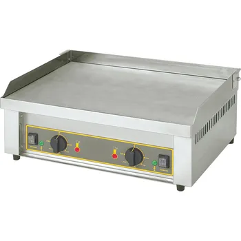 Kuchyňský gril ROLLER GRILL Elektrická grilovací deska, 2 ohřívací plochy 620x450x190 mm | ROLLER GRILL, 777171