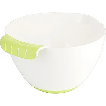 CONTACTO Miska na mixování z polypropylénu na podstavci s úchytem, 4 l, průměr 240 mm | CONTACTO, 1347/240