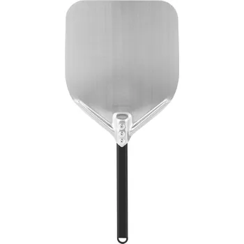 Lopata na pizzu TECHNICA Lopata na pizzu z nerezové oceli s hliníkovou úchytem, čtvercová, 310x355x660 mm | TECHNICA, Pizza Line