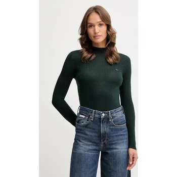 Pánský svetr Vlněný svetr Lacoste, 40, zelená, 79X