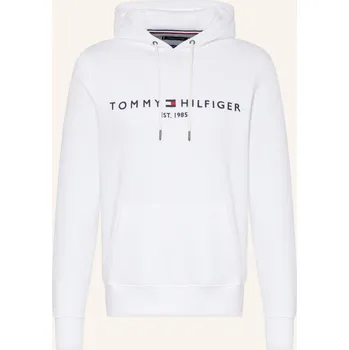 Pánská mikina Tommy Hilfiger Pánská Mikina S Kapucí, bílá, L