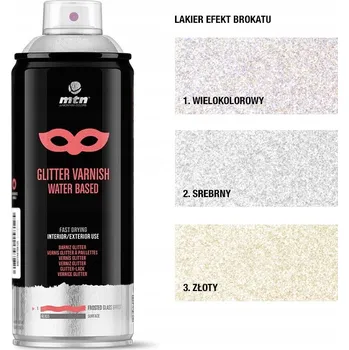 Barva ve spreji Barva ve ve spreji MTN Montana Colors MTN PRO Glitter Varnish Gold 400ml 400 ml