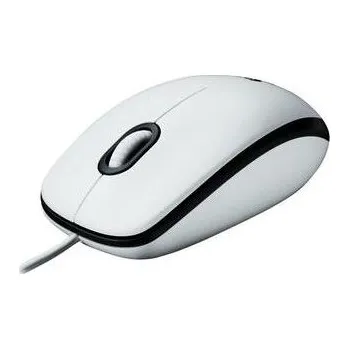 Myš LOGITECH M100, bílá (white), myš, optická, 2 tlač. + kolečko, 1000dpi, USB