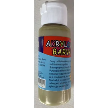 Speciální výtvarná barva Akrylová barva 60ml - tmavě zlatá