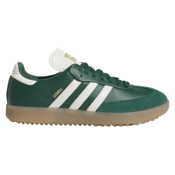 Sport Adidas Samba Spikeless Golf Shoes UK 8, Green/White/Gum