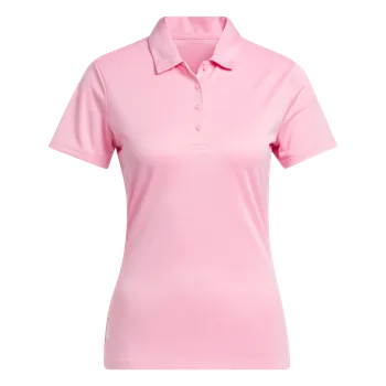 Adidas Women's Solid Performance Short Sleeve Polo Shirt XS, Pink, dámské
