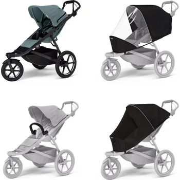 Kočárek Sportovní kočárek Thule Urban Glide 3 Mid blue + madlo + pláštěnka + moskytiéra