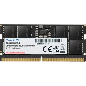 Operační paměť paměť pro notebook adata premier ddr5 5600 sodimm 16 gb