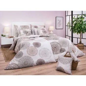 Povlečení DADKA VRACOV Povlečení krep Magic banán 140x240, 70x90 cm