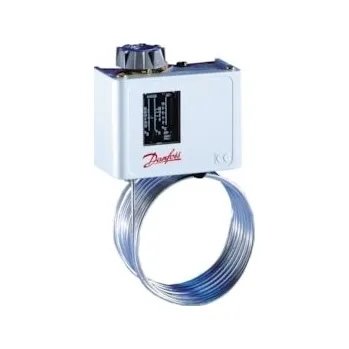 Termostat DAN KP-61 -30+15ST C IP33 KAPILÁRA 2M (BEZ ÚCHYTEK KAPILÁRY). TEPLOTNÍ SPINAČ (TERMOSTAT-PROTIMRAZOVKA) DANFOSS 060L110066
