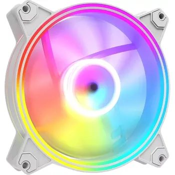 Volcano Apex 120 ARGB ventilátor 120 mm – bílý, tichý a výkonný