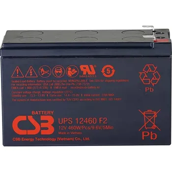 Záložní baterie Olověný akumulátor csb ups 12v 9.6 ah