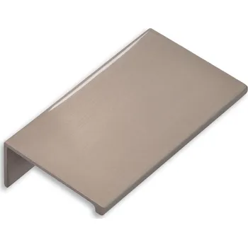 Nábytkové kování 12284 úchytka SIRO-AT profilová rozteč 48mm-br.nikl do hrany (Nábytková úchytka s roztečí 48 mm v povrchu nikl. Praktický doplněk do interiéru.)