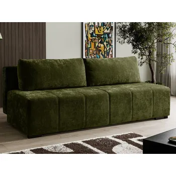 Pohovka Rozkládací pohovka Zora, lahvově zelená látka