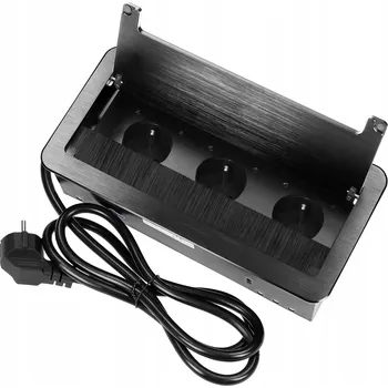 Elektrická zásuvka Orno černá Elektrická Zásuvka na pracovní desku