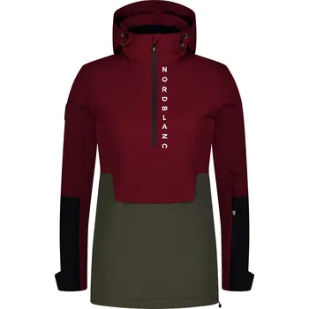 Dámský anorak NORDBLANC WINTERFUN NBWJL8130 VÍNOVÁ 34