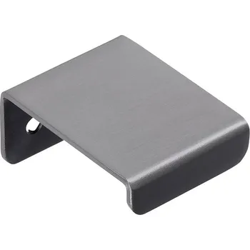 Nábytkové kování 14300 úchytka SIRO-AT profilová rozteč 16mm nerez antic ( SIRO (Nábytková úchytka s roztečí 16 mm v povrchu nerez. Praktický doplněk do interiéru.)