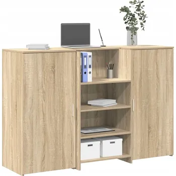 Psací stůl Obdélníkový psací stůl VidaXL 155 x 50 x 103,5 cm dub sonoma