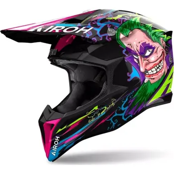 Helma na motorku Motokrosová helma Airoh Wraaap Music multicolor XL