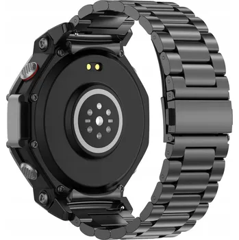 Náramek NÁRAMEK NEREZOVÁ OCEL PRO AMAZFIT T-REX 3 ČERNÝ