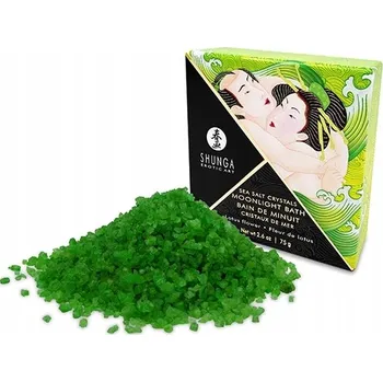 Sůl do koupele Shunga Sea Salt Crystals Moonlight Bath Lotus Flower 75 g