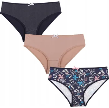 Dámské spodní prádlo Dámské bavlněné kalhotky Kalhotky 3 kusy XXL MORAJ