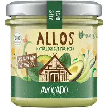Allos Pomázánka avokádo 140 g bio BIO VEGAN BEZLEPEK Množství: 1 ks