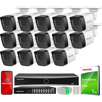 Bezpečnostní kamera IP Monitorovací Set 14 kamer Full HD PoE IPCAM-B2-P HiLook od Hikvision