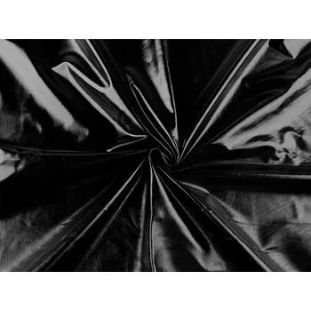 Lamé pletenina oděvní, střední, 9 černá