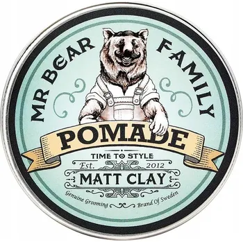 Stylingový přípravek Mr. Bear Family Pomáda na vlasy Matt Clay, matující, 100 g