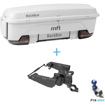 Auto-moto MFT 15003 BackBox White + MFT 1203 BackCarrier Fix4Bike