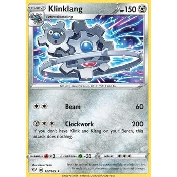 Karetní hra Pokémon DAA 127/189 Klinklang - Darkness Ablaze Stav: Near Mint, Verze: REVERSE HOLO