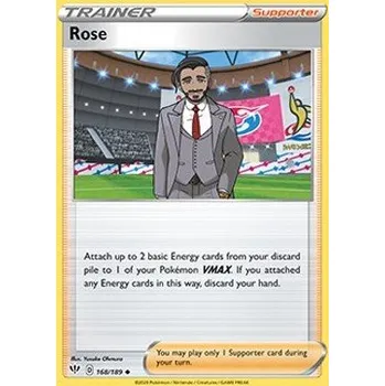 Karetní hra Pokémon DAA 168/189 Rose - Darkness Ablaze Stav: Near Mint, Verze: REVERSE HOLO