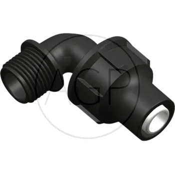 Fitinka Koleno s přípojem 32 x 1/2", 90°