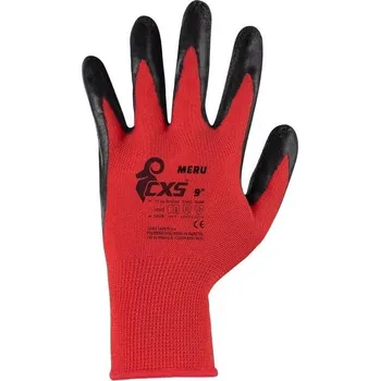 Pracovní rukavice Canis Rukavice CXS MERU, polomáčené v latexu, BLISTR, vel. 7 Velikost: 07