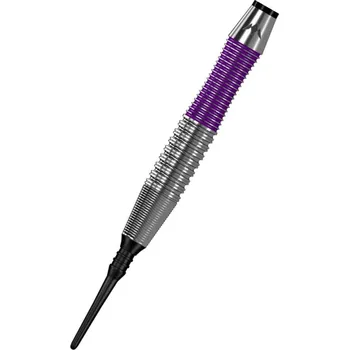 Šipka Mission Šipky Phantom - Silver & Purple Brass - 18g