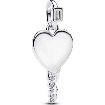 Oblečení a móda PANDORA Visací přívěsek stříbrný Klíček, ke gravírování