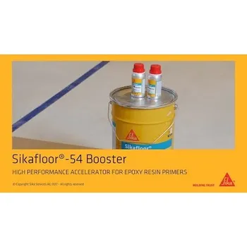 barva na beton Sikafloor®-54 Booster · Urychlovač vytvrzování epoxidových podlah · 150ml