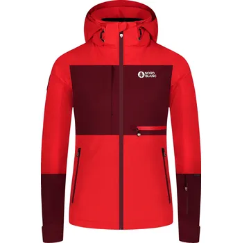 Dámská lyžařská bunda NORDBLANC ICEFALL NBWJL8128 ČERVENÁ 34