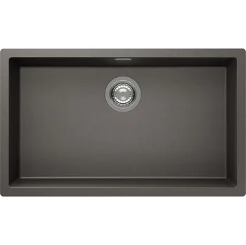 Granitový dřez Kuchyňský dřez Schock Kaia N-100XL Silverstone, montáž do roviny KAIN100XLFBSIL