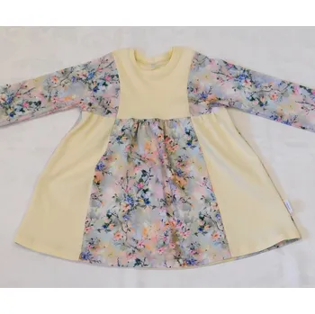 Dívčí šaty Dívčí šaty KVĚTINY s krémovou Velikost: 110