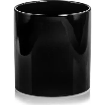 Květináč Květináč keramický 20 cm černý
