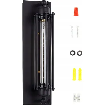 Nástěnné svítidlo Nástěnné svítidlo Retro Loft černé E27 vintage industriální