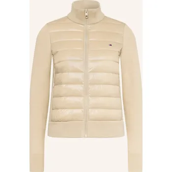 Dámská bunda Tommy Hilfiger Dámská Prošívaná Bunda Z Kombinace Materiálů,...