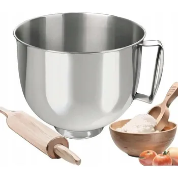 Mísa z nerezové oceli pro planetární mixéry KitchenAid 5QT