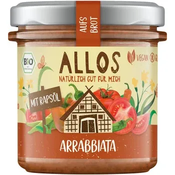 Allos Pomázánka arrabbiata 140 g bio BIO VEGAN BEZLEPEK Množství: 1 ks