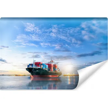 Fototapeta Fototapeta 3D Kontejnerová Loď do Garáže 90x60